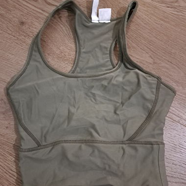 Brassière de sport vert olive