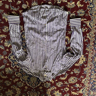 Camicia a righe viola