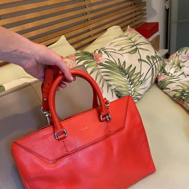 Furla sac à main rouge 