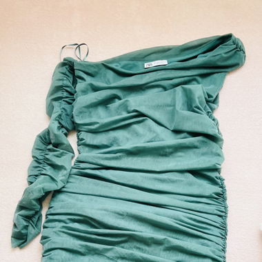 Pale Emerald dress from Zara