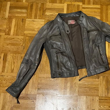 Saint Tropez Leder Jacke 