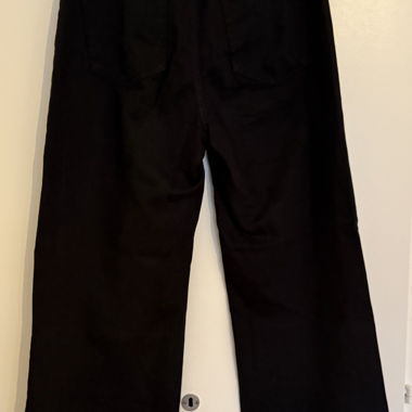 Black Bershka Wide Leg Trousers