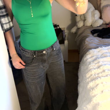 Green Stradivarius Bodysuit