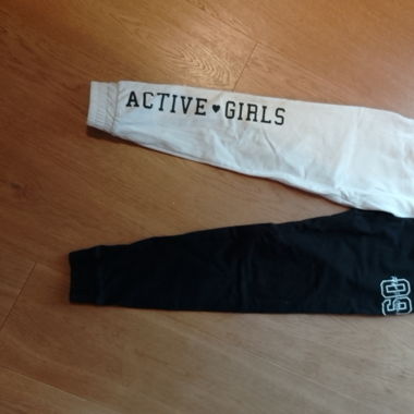 Schwarz weisse Hosen 