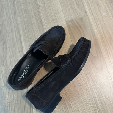 Marco Milano Suede Leather Penny Loafers – Size 37