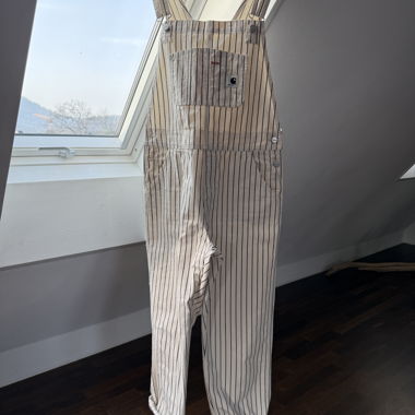 Carhartt striped dungarees / Latzhose