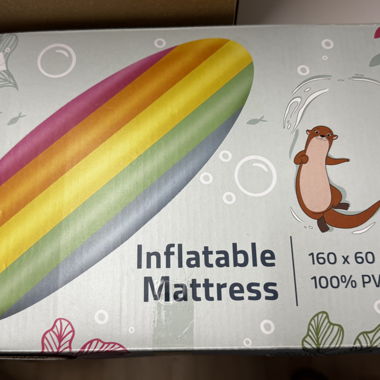 Inflatable air mattress