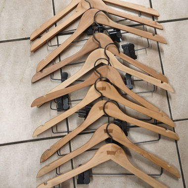 Set di grucce in legno