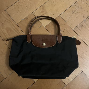 Schwarze mini longchamp
