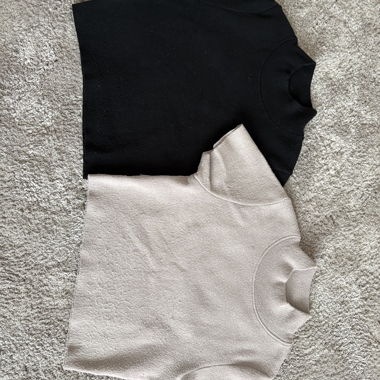 Set of 2 short-sleeve pullovers