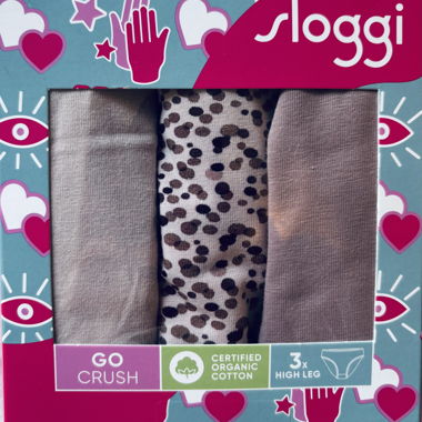 3 Sloggi COTONE BIO Slip High-Leg