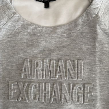 Armani Exchange Sweatshirt grau