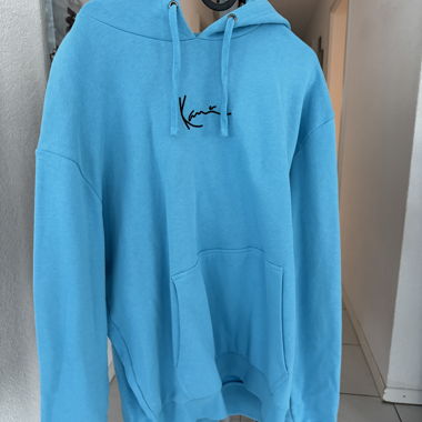 Kapuzensweatshirt blau