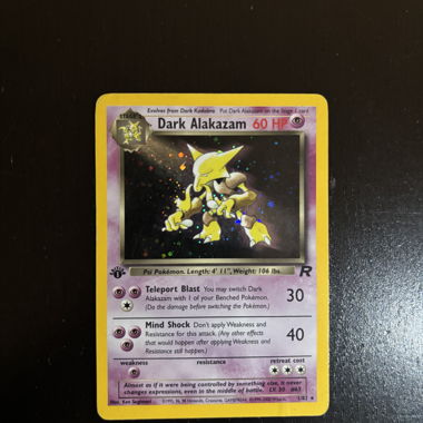 carte pokémon édition 1 autographique 