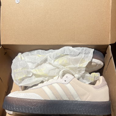 Sneaker Adidas Sambae donna marrone beige