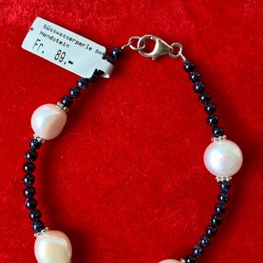 Silber Armband mit Monstein
