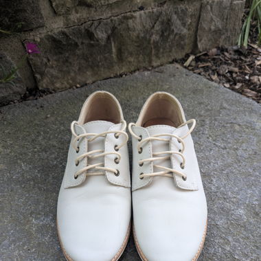 elegante hellblaue Halbschuhe