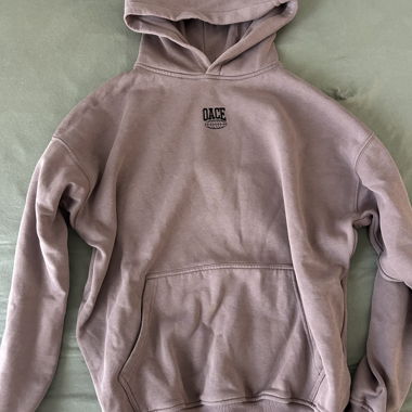 Brown Oace Hoodie with backprint
