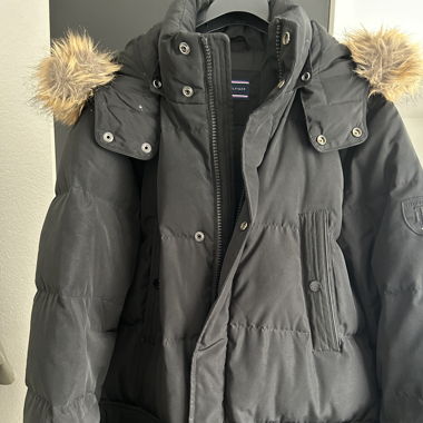 Tommy Hilfiger Puffer long Jacke mit kapuze