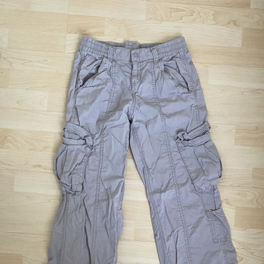 Mid Waist Cargo Pants
