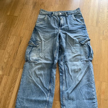 Cargohose Blau