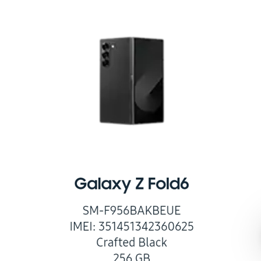 Samsung Galaxy Z Fold 6 