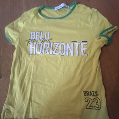 T-shirt Brasile giallo/verde