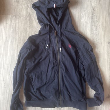 U.S. Polo Assn. Hoodie mit Zipper dunkelblau Polo