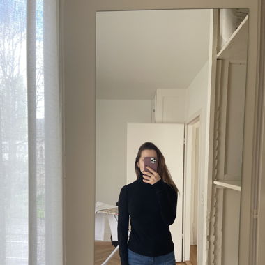 dixie Rollkragenpullover schwarz M