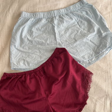 2 short sleep shorts set