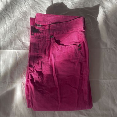 Pink jeans