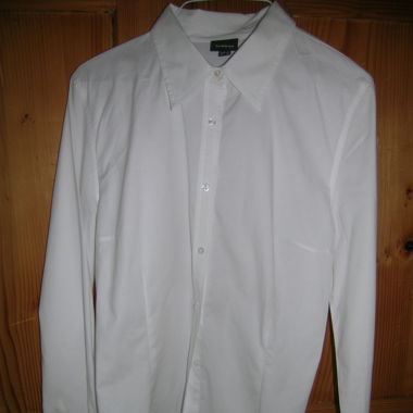 Langarmbluse weiss 40