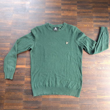 Lyle & Scott Green Wool Sweater