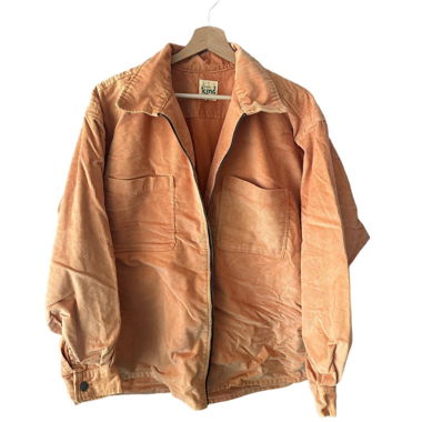orange velvet jacket by madekind