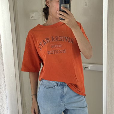 T-shirt arancione Riviera Maya