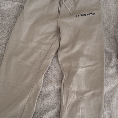 Beige jogging pants