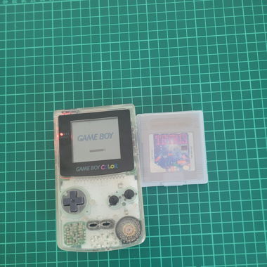Gameboy color plus Tetris