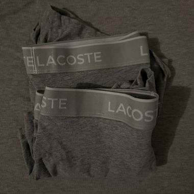 Boxers Lacoste gris L