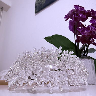 Fascia per capelli da sposa