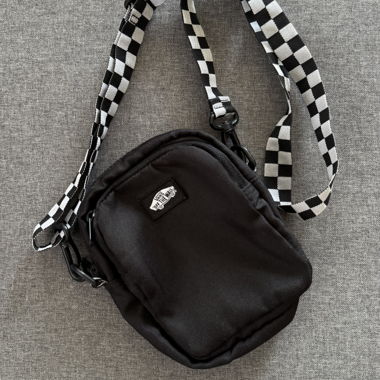 Small Black Vans Crossbody Bag