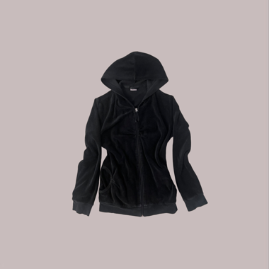 Velour zipper 