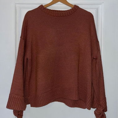 Rust Knit Sweater
