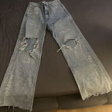 Jeans baggy des années 90, jambe large