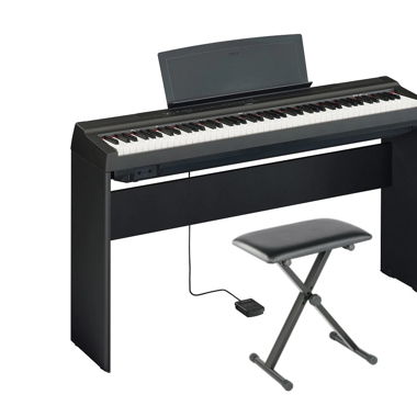 Miete 6 Monate ein schwarzes E-Piano Yamaha P-125 