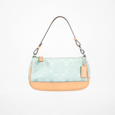 Sac bandoulière Coach vintage rare – bleu bébé
