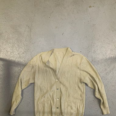 Tan cardigan sweater