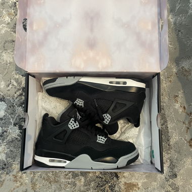 Jordan 4 black canvas