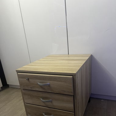Schubladenschrank auf Rollen - Holzoptik 