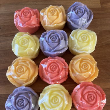 Glycerinseife in Blumenform