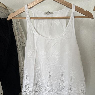 Haut blanc Zara